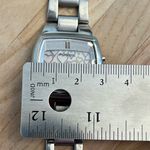Fossil Ladies Watch Rare Vintage Big Tic Transparent Heart Dial Stainless Band Photo 7