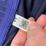 Under Armour Blue Black High Rise Leggings Yoga Pants Womens S Retro Sport Photo 6