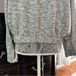 Free People  Gray Zip Hoodie Size L Photo 8