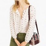 J.Crew Point Sur by Metallic Arrows Popover Top Women’s Size Small New w/ tags! Photo 8