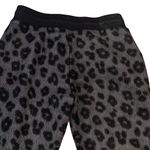 Old Navy Vintage Sherpa Black Leopard Joggers Photo 5