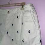 Ralph Lauren Polo  Size 8 White Shorts Embroidered Logo Preppy Coastal Photo 1