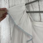 1. State  Top Large White Blouse Classic Ruffle Bell Sleeve Coquette Flowy Girly Photo 4