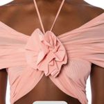 Akira  Label Mesh Off The Shoulder Halter Crop Top Photo 4