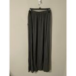 New Three Bird Nest Women's Maxi Skirt with Pocket, Gray Size XL Photo 3