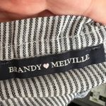 Brandy Melville  Striped Off‎ Shoulder Top Y2K 2000s Indie Sleaze Tumblr Small Photo 2