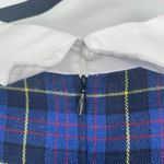 Allegra K NWT Contrast Peter Pan Collar Long Sleeve Shift Plaid Dress Size Large Photo 11