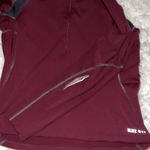 REI 1/2 Zip Pullover Women’s Color Burgundy Size L P2P 21.5” EUC Purple Size L Photo 3