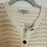 Madewell NWT Open-Stitch Crewneck Sweater In Lighthouse Size Large Photo 6