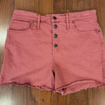 Madewell  High Rise Button Fly Shorts size 32 Photo 0