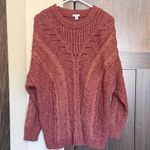 Urban Outfitters Ecote Cable Knit Crewneck Sweater Size Medium NWT Photo 2