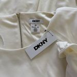 DKNY Ivory Plus Sz 22W Dress Women Short Sleeve Petal Curvy Cocktail Hem Style Photo 3