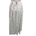 Dovima Silk Ruffle Sleeve Tie Waist Maxi Dress Size Medium Pink Photo 9