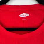 Old Navy Womens Red Gingerbread Man Thermal LS Shirt Size M Holiday Christmas Photo 1