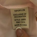 Miss Elaine Classics Pink Nylon Nightgown Medium Embroidered NWT Photo 7