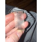 Calvin Klein  Women's Black White Stripe Button Down Shirt Tunic Long Sleeve M Photo 3