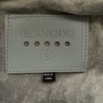 BLANK NYC NWT  Faux Suede Jacket Grey/Blue Color Size S Photo 5