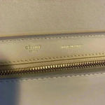 CELINE  Trapeze Two way black, white and pink color authentic hand bag. Photo 3