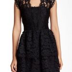 Shoshanna Vanita Black lace peplum dress size 2 Photo 0