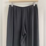 Eileen Fisher  Black Petite Silk Elastic Waist Zip Fly Dress Pants Size PP Photo 8