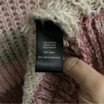 Torrid  Pullover Slouchy V-Neck Tunic Sweater Chunky pink ombre Stripe M/10/00 Photo 9