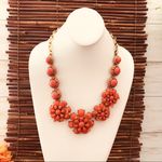 J.Crew  Orange Beaded Necklace Photo 3