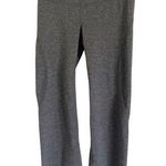 Athleta Slim Flare Capris Grey Yoga Pant With Back Zip Pocket Size XS Photo 0