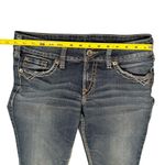 Silver Jeans Y2K Silver Size 28x31 Suki Surplus Bootcut Jeans Distressed Flap Pockets Western Photo 12