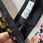 Joie Floral Tie Shoulder Wrap Front Cropped Tank Top M Photo 11