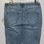 Knox Rose  Mid-Rise Embroidered Skinny Jeans Light Wash Stretch Denim Women’s 14 Photo 5