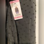 Vince Camuto NWT Size S Black Swiss Dot Long Sleeve Mock Neck Knit Sweater Photo 5