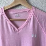 Under Armour  Light Pink V-Neck Athletic T-Shirt M Photo 3