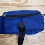 Nike  Vintage Original Tough Blue Fanny Pack‎ Belt Bag Crossbody Black Swoosh Photo 1