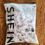 SheIn White Floral Tie Shoulder Cheeky Bikini Photo 6