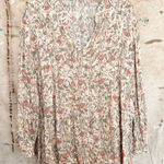 Peruvian Connection  Floral Print Peasant Blouse Photo 0