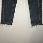 Urban Outfitters BDG black raw hem straight high rise girlfriend jeans size 26 Photo 5