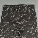 Frank Lyman Womens 12 Black Script Graffiti Writing Trouser Pant 226302 Photo 10