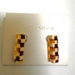 Nat + Noor checkered pattern earrings Photo 2