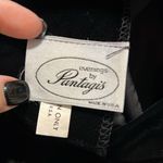 Vintage Evenings By Pantagis 80’s drop waist taffeta velvet rose prom dress Black Size 10 Photo 6