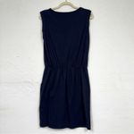Boden Navy Blue Sleeveless Casual Mini Dress Womens 8 Pockets Cinch Waist Photo 1