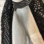 Tuckernuck  Black Mesh A-Line Skirt Photo 4