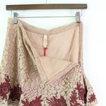 Raga Anthro  Azaria Lace Mini Skirt Taupe Size S‎ Photo 3