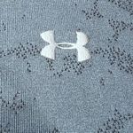 Under Armour  Racerback Tank Top Womens 2X Grey Textured Loose Fit Heatgear Gym Photo 5