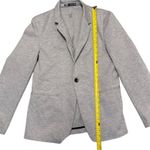 ZARA Gray Comfort Jacket Single Button Blazer Size Medium Photo 5