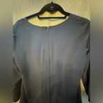 Club Monaco  silk 3/4 sleeve swing dress navy 4 Photo 3