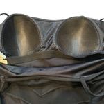 Longitude NWOT, Black Ruffle One Piece Swimsuit, Sz 10 Photo 8