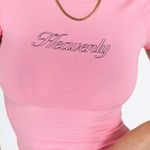 Princess Polly Pink Graphic Baby Tee Photo 1