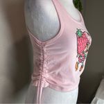 Strawberry Shortcake Pink Strawberry Graphic Tank Top, Sleeveless Top, size L Size L Photo 3