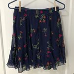 Romeo + Juliet Couture Navy Lined Mini Skirt NWT Medium Photo 2