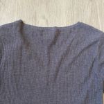 joe's jeans Long Sleeve Henley Top Size S Brown Casual W/ Elbows Cutouts Y2K Photo 9